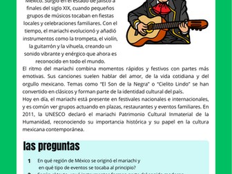 Mariachi reading comp