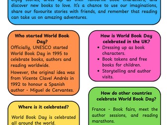 World Book Day KS1 Resources Pack