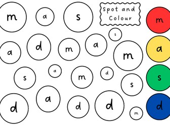 Phonics - Spot & Colour