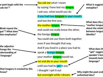 Annotated Search for My Tongue