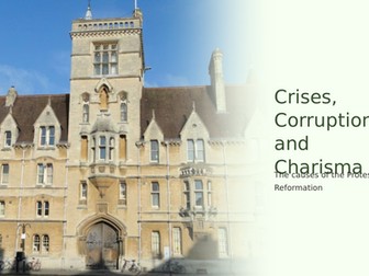 Causes of the Protestant Reformation Slideshow Presentation