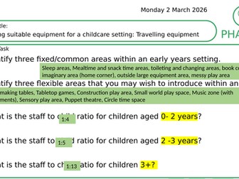 R058 OCR Cambridge Nationals Child Development