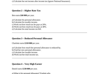 AQA Core Maths preliminary data 2026 paper 1 quick intro questions