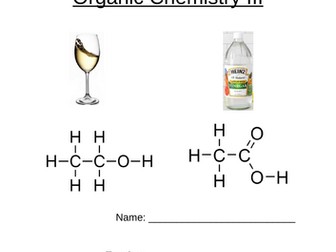 AQA GCSE Further Organic Chemistry Booklet and Model Answers