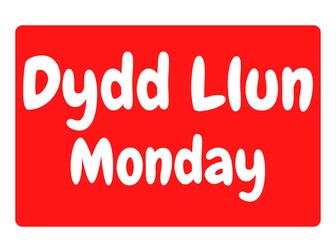 Wall displays - Days of the week / Dyddiau'r wythnos