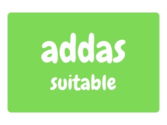 Wall displays - Adjectives / Ansoddeiriau