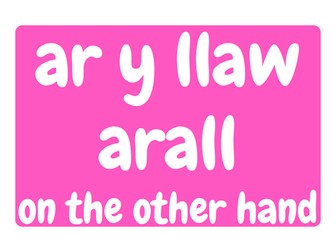 Wall displays - Idioms / Idiomau