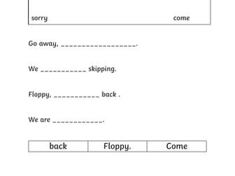 ORT Stage 1 Pink Comprehension