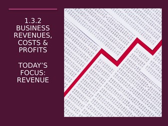 1.3.2 Business revenues, costs and profits