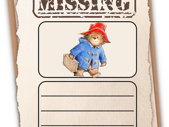 Paddington Missing Poster