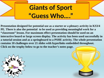 Giants of the Sporting World