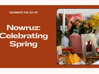 Nowruz Assembly – Persian New Year & Spring Festival | Primary School PowerPoint (KS1 & KS2)