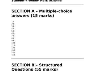 AQA Chemistry Predicted Exam for 2026 (Combined Science)