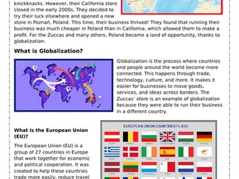 Globalisation Case Study – Poland & the European Union | KS3 Geography Comprehension