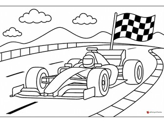Formula 1 Themed Activities Pack
