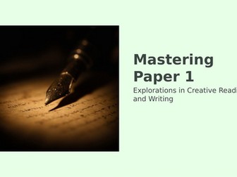 GCSE English Language Mastering Paper 1 - Exam Practice