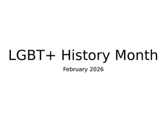 LGBT History Month Assembly