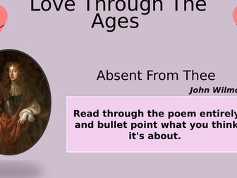 LOVE THROUGH THE AGES - ABSENT FROM THEE