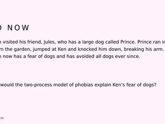 The characteristics of OCD lesson (new spec 2027)