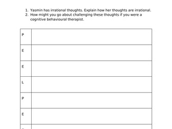 The cognitive approach to treating depression (new spec 2027)