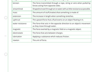 Forces lesson 8