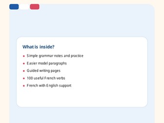 FRENCH BEGINNER BOOKLET