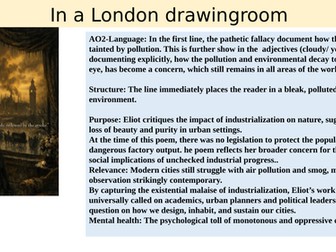 In a London drawing room