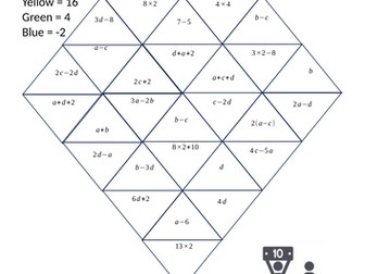 Substitution Colouring Worksheet