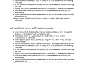 GCSE English Language - Transactional Writing/Speech Writing