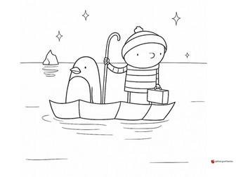 Lost and Found Themed Colouring Sheets