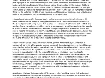 Romeo and Juliet Stagecraft Junior Cycle