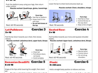Gym Session Plans - KS3 & 4