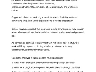 Cambridge Level C1 English Practice Test