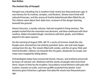 Year 6 SATs Reading Test 2 – Non-fiction, 36 Questions, 40 Marks