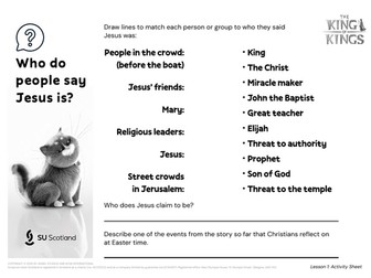 RME Easter Lesson Plans - P5-7/KS2 Learners