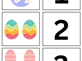 Easter egg number match