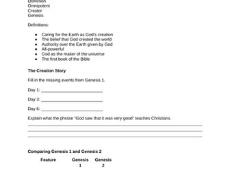 AQA Religious studies spec B: Catholic Christianity: Revision task sheets/adaptive ALL TOPICS