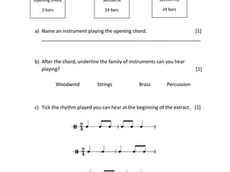 Eduqas AoS 1: Forms and Devices Listening Question