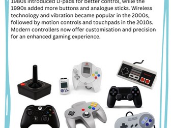 Gaming controller design