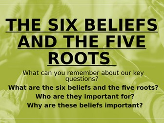 Edexcel GCSE RS (B) Muslim Beliefs revision PPT