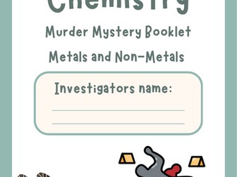 Chemistry Murder in the Lab - Elements and Compounds Activity
