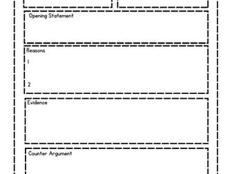 Constructing an Argument in RMPS: Essay Writing Frame & Help Sheet