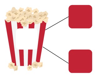 Popcorn part whole models - doubles