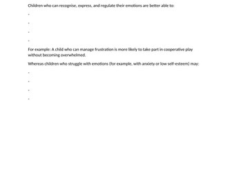 AAQ Early Childhood Development - Unit 1 LAF