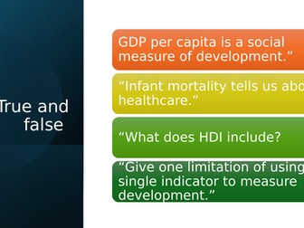 Demographic Transition Model (DTM)