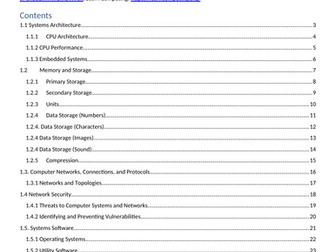 GCSE Computer Science OCR Note taking template