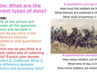 What are the types of data? Qualitative/Quantitative data & Primary/Secondary data - A Level Psych