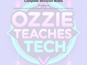IT (9626) - Complete Revision Notes AS & A Level