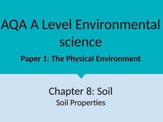 Chapter 8: Soil Unit