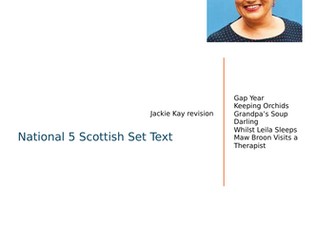 UPDATED Jackie Kay Revision Booklet